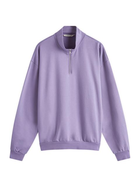 AURALEE Auralee Quarter Zip Sweat