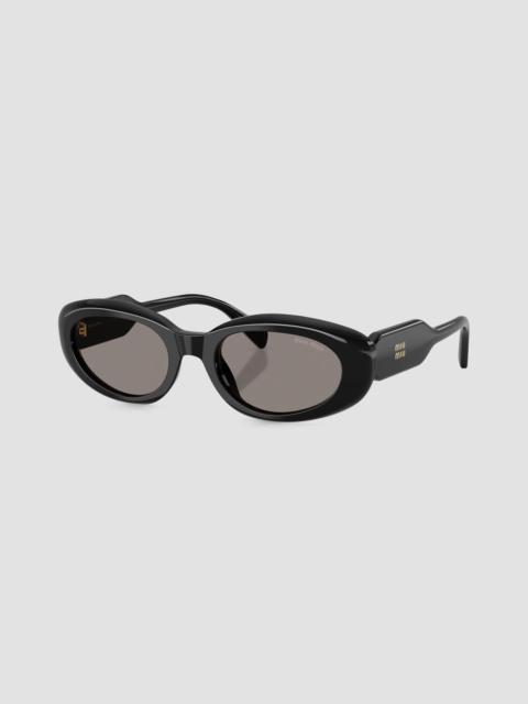 Miu Miu Women's 53MM Oval Sunglasses - Black