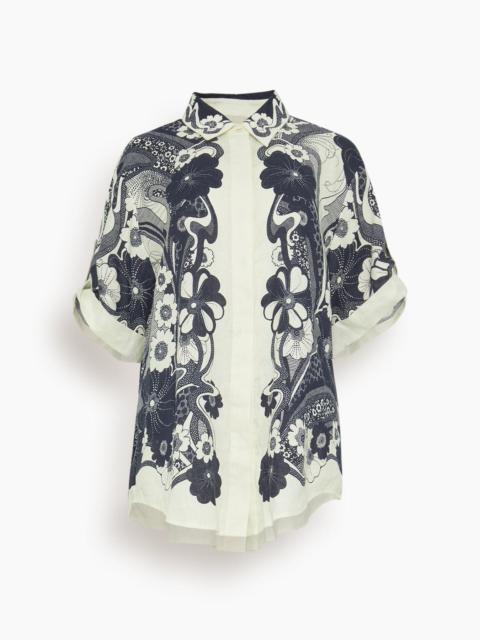 ALÉMAIS Mickey Shirt in Navy