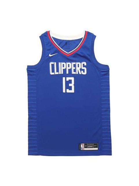 Nike Nike NBA Teams Jersey SW Fan Edition George 20-21 Season Blue CW3668-403