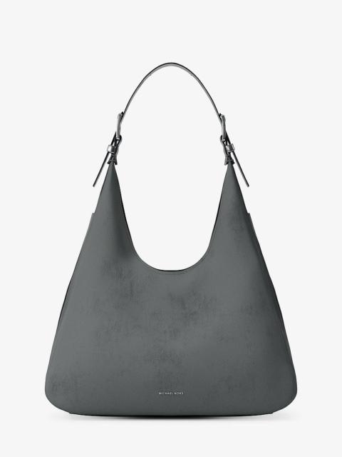 MICHAEL KORS Nolita Large Nubuck Hobo Shoulder Bag
