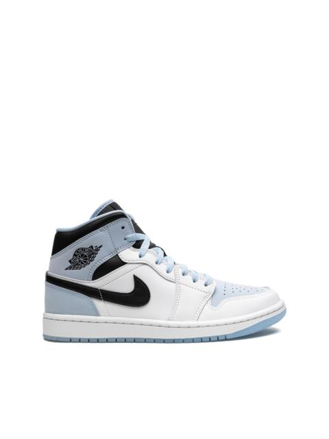 Air Jordan 1 Mid SE "White/Ice Blue-Black" sneakers