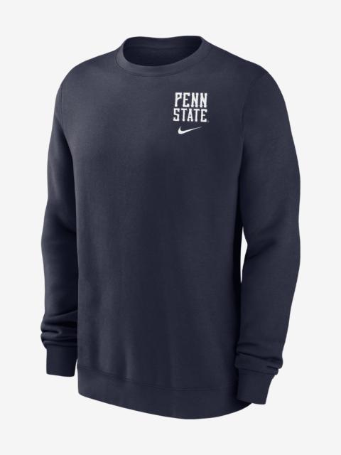 Penn State Club Fleece Nike Men's College Sweatshirt