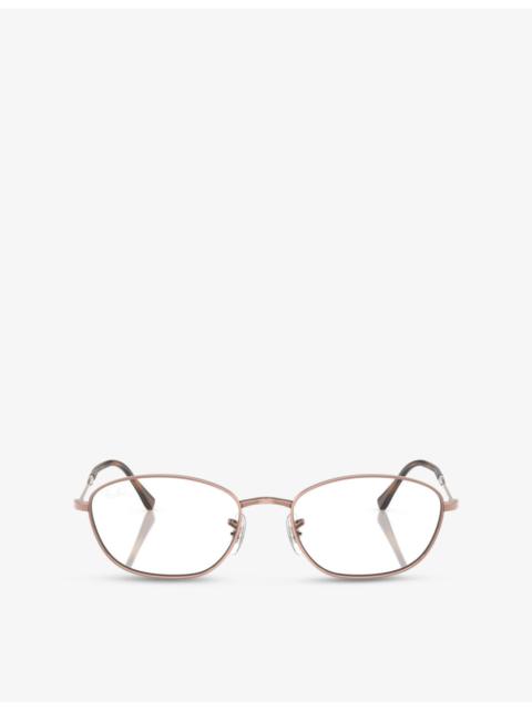 Ray-Ban RX3749V Irregular-Frame Metal Optical Glasses