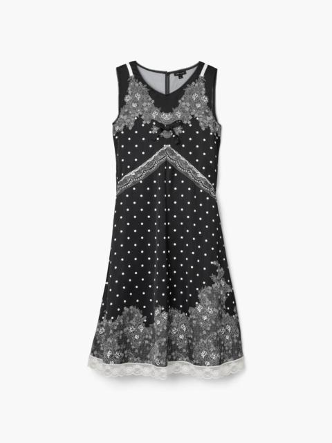 Marc Jacobs TROMPE L'OEIL SLIP MIDI DRESS
