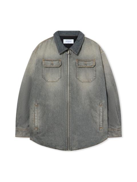 Off-White Bookish Workwear Denim Overshirt