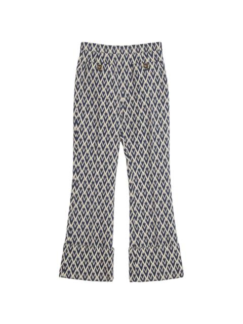 Valentino monogram-print trousers