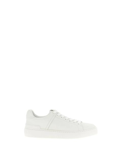 Balmain BALMAIN White B-Court Sneakers New (Men's size:9;)
