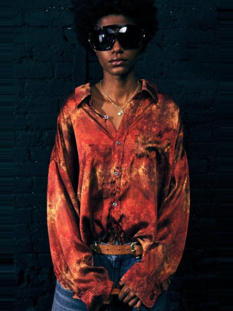 R13 DROP NECK SHIRT