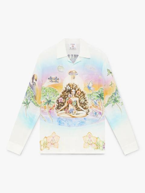 CASABLANCA Innersense Long Sleeve Silk Shirt