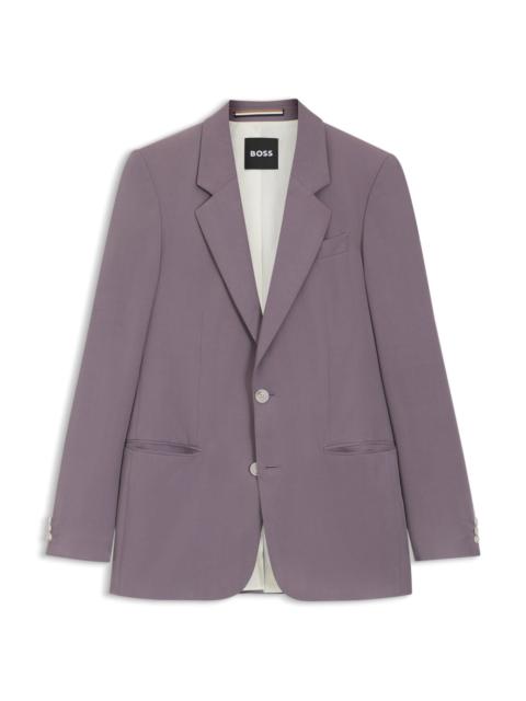 BOSS RELAXED-FIT JACKET IN TWILL
