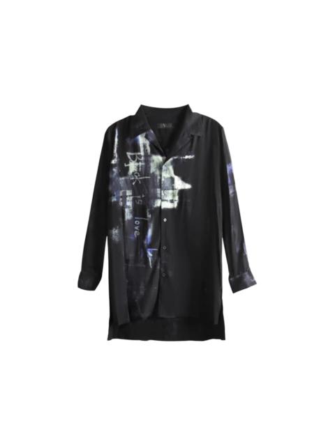 Yohji Yamamoto Yohji Yamamoto 2 Collar Big Standard Shirt Black
