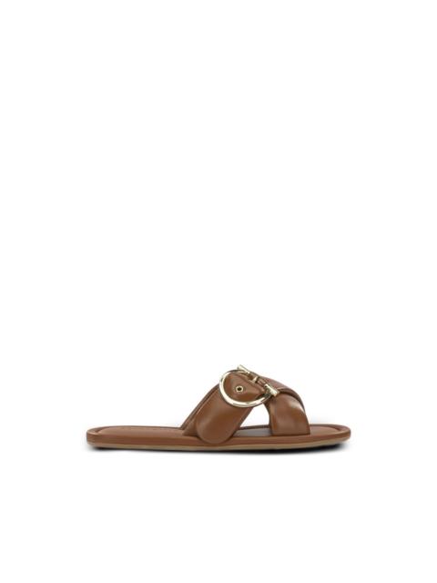 FERRAGAMO Elyzia buckle-detail crossover sandals