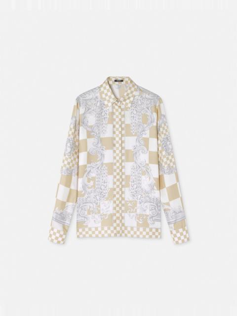 VERSACE Medusa Contrasto Silk Shirt