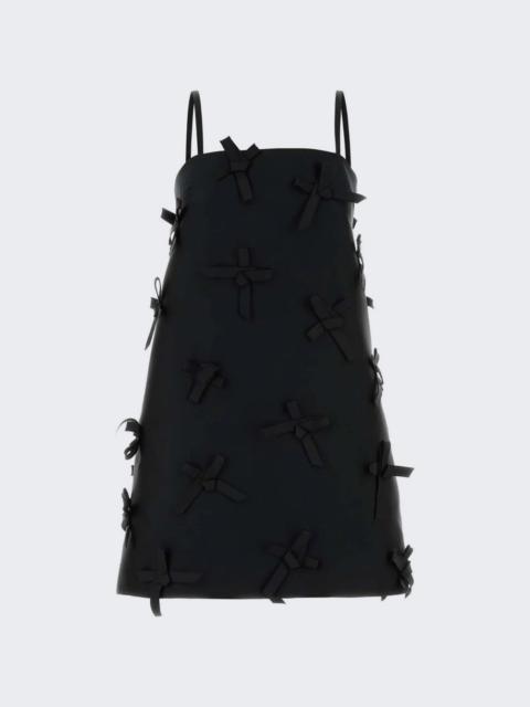 Jil Sander Bows Mini Dress Black