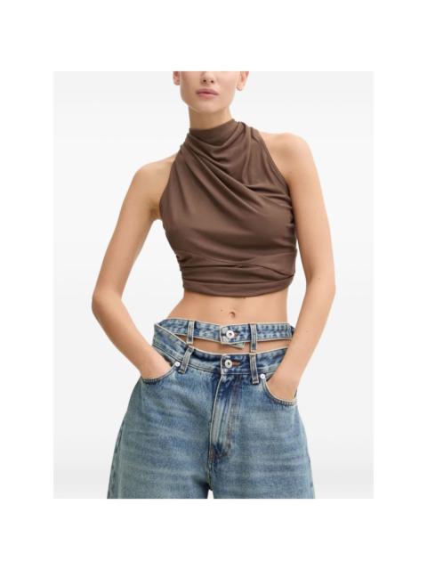 Rick Owens Lilies draped halter-neck top
