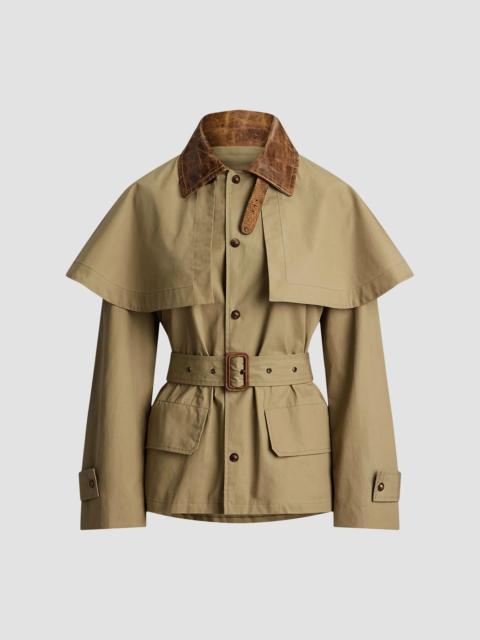 Ralph Lauren Women's Brannigan Cotton-Blend Coat - Taupe