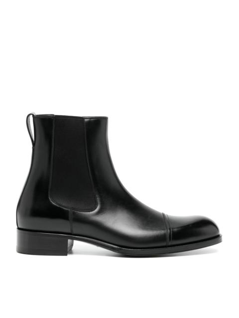 TOM FORD SMOOTH CALF LEATHER BOOTS