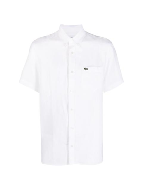LACOSTE embroidered logo short-sleeve shirt