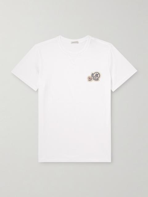 Moncler Logo-Appliquéd Cotton-Jersey T-Shirt