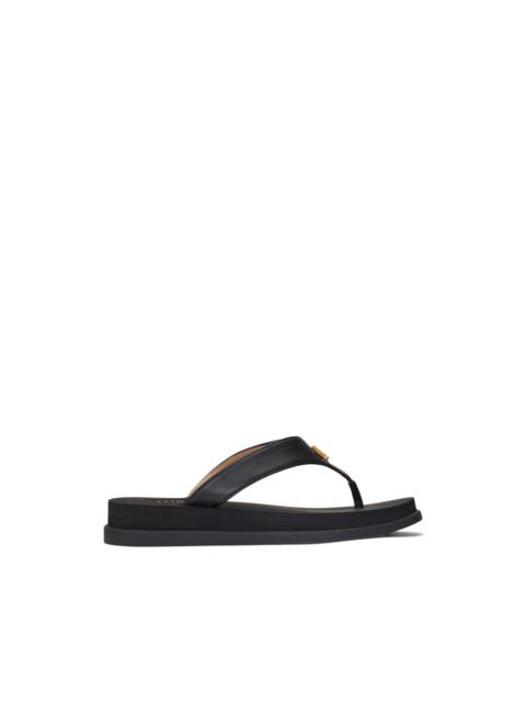 Polo Ralph Lauren logo platform slides