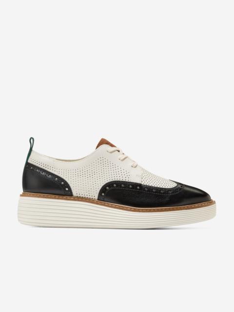 COLE HAAN Women's ØriginalGrand Platform Wingtip Oxfords