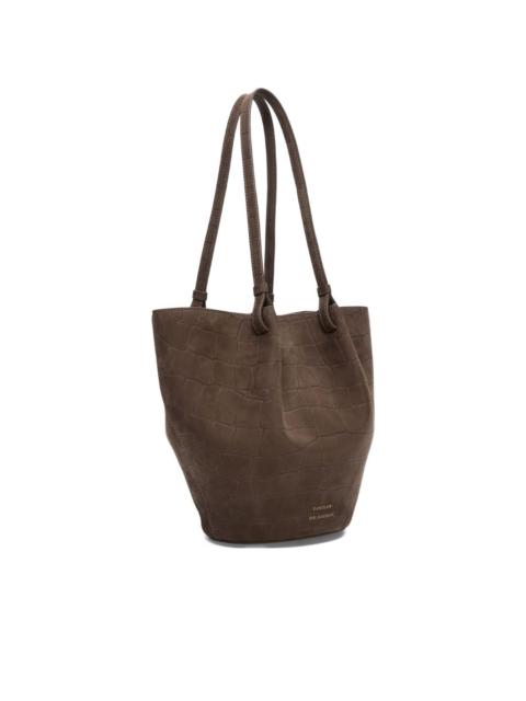 Loulou de Saison Doyle circular leather tote bag
