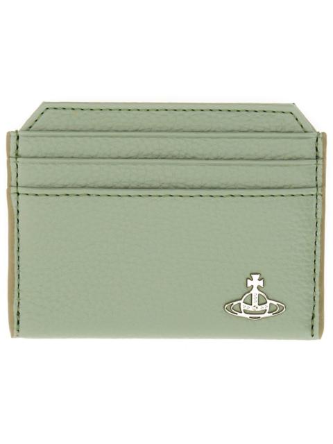 Vivienne Westwood SLIM CARD HOLDER WITH ORB LOGO