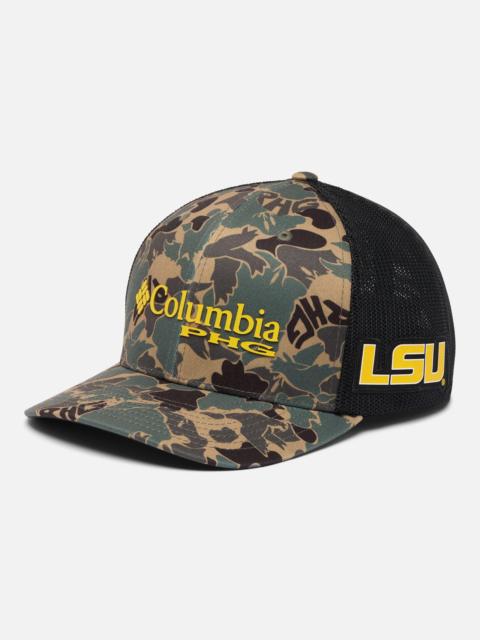 Columbia Collegiate PHG Camo Mesh Ball Cap - LSU
