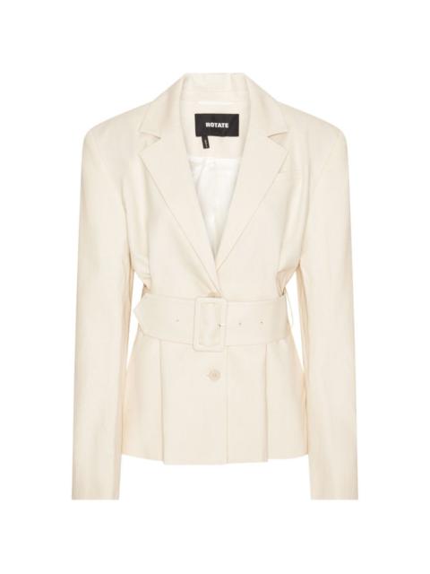 ROTATE belt-detail blazer