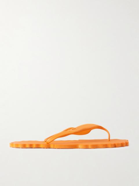 Zimmermann Seafoam Rubber Thong Sandals