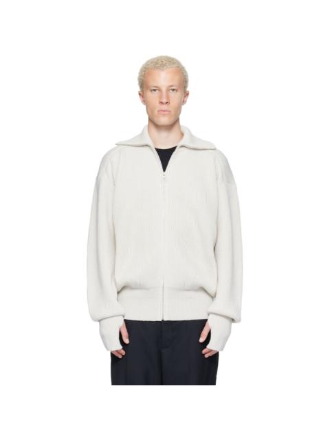 RIER White Utility Cardigan