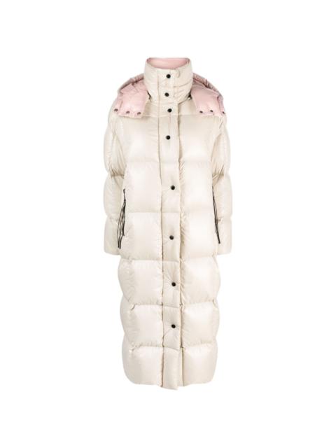 Moncler padded quilted hooded coat