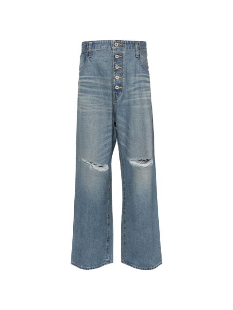 Junya Watanabe MAN ripped jeans