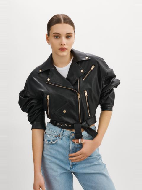 LAMARQUE DYLAN GOLD | 80's Leather Biker Jacket
