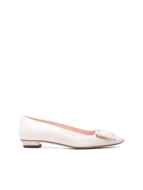 Roger Vivier Belle Vivier patent ballerina shoes