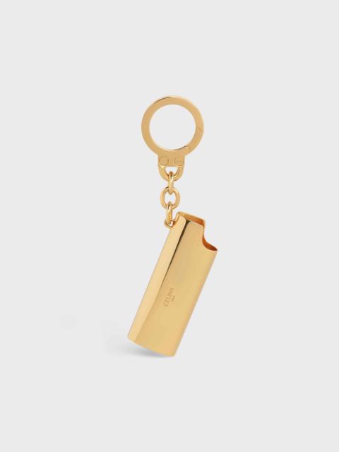 CELINE LIGHTER CASE CHARM in Brass