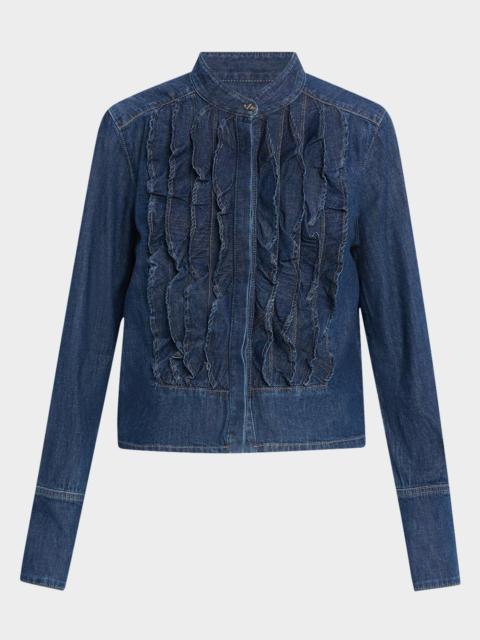 TWP Denim Patti Tuxedo Shirt