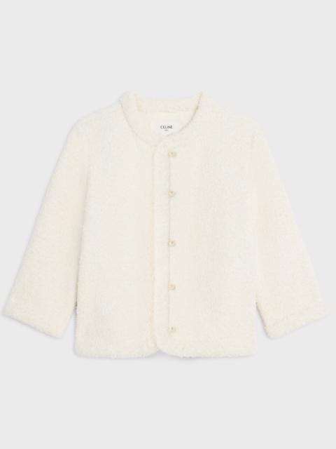CELINE cardigan jacket IN cotton natté