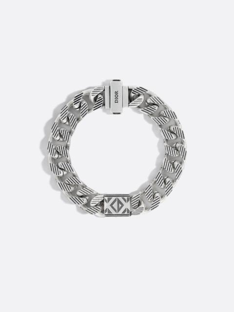 Dior CD Diamond Chain Link Bracelet