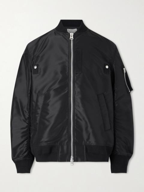 sacai Padded Nylon-Twill Bomber Jacket