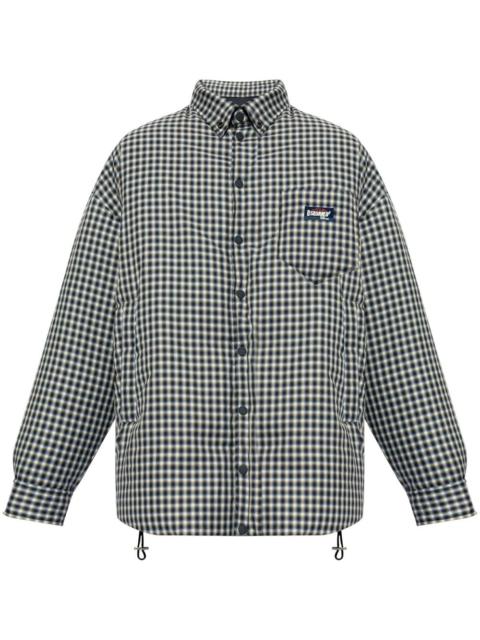 DSQUARED2 check-pattern padded jacket