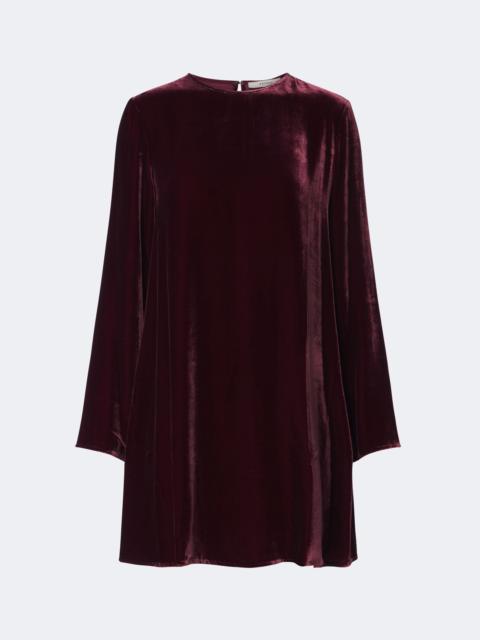ASCENO Larissa velvet minidress
