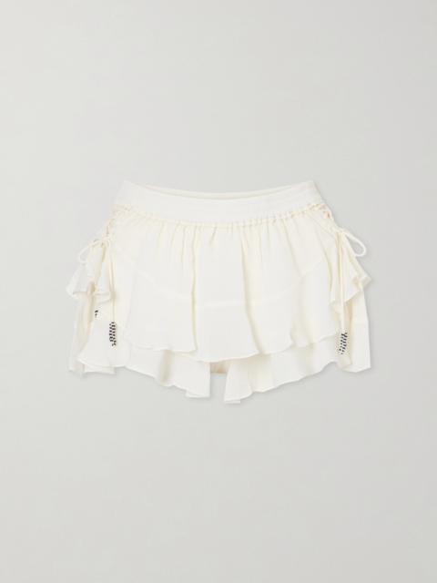 Isabel Marant Geisa Silk-chiffon Mini Skirt