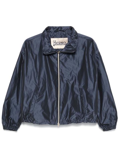 Herno drawstring-collar jacket