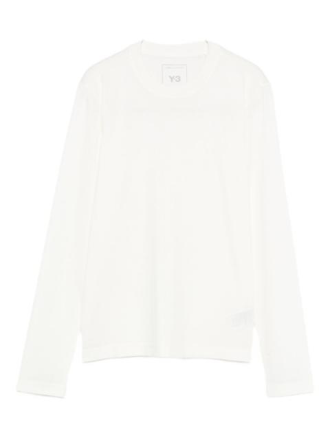 Y-3 long-sleeve crew-neck top