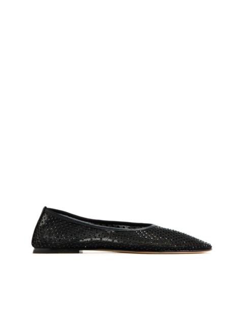 DEAR FRANCES Balla crystal ballerina shoes