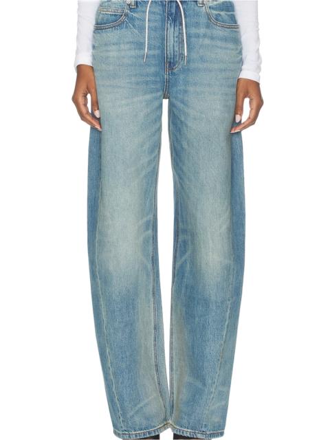 Alexander Wang Balloon Jogger Jeans With Crystal Drawcord