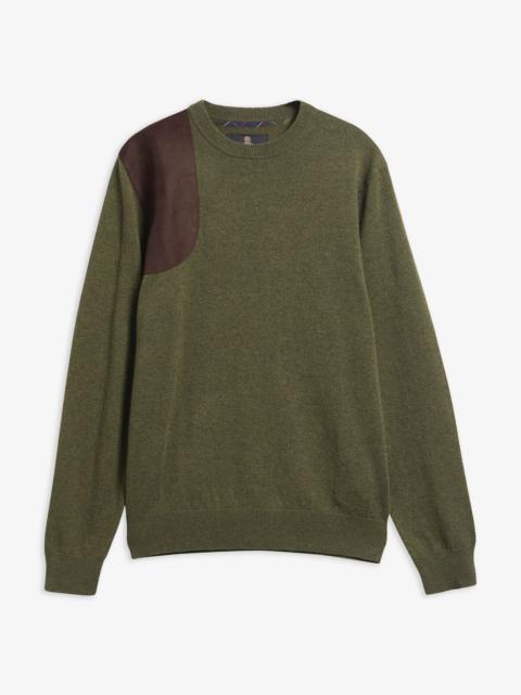 Barbour Whitworth Wool-Cashmere Crew Neck Jumper