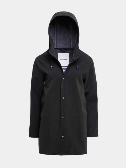 Stockholm Matte Raincoat Black